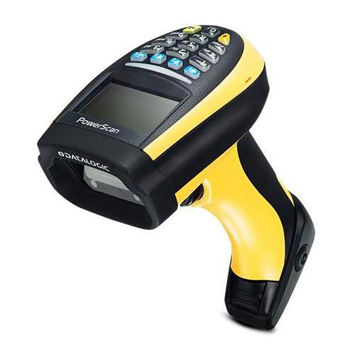 Datalogic PowerScan PM9501, 910 MHz, Area Imager Scanner, Auto Range, Display/16-Key, Removable Battery
